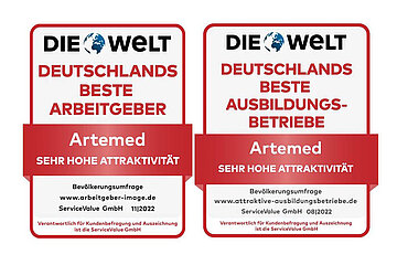Logos Deutschland Beste Arbeitgeber und Beste Ausbildungsbetriebe