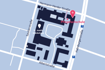 Anfahrt Pflegeschule